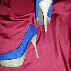 Dollhouse Shoes - blue stilettos Dollhouse Shoes - blue stilettos